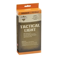 Tactical 12 Hour Light Stick Chemical Reaction Lighting Orange 6 Inch 