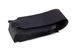Single Pistol mag Pouch - Classic style with flap (Also fits lights, multitools) - Black - BFG HW-M-PISTOL-1-BK