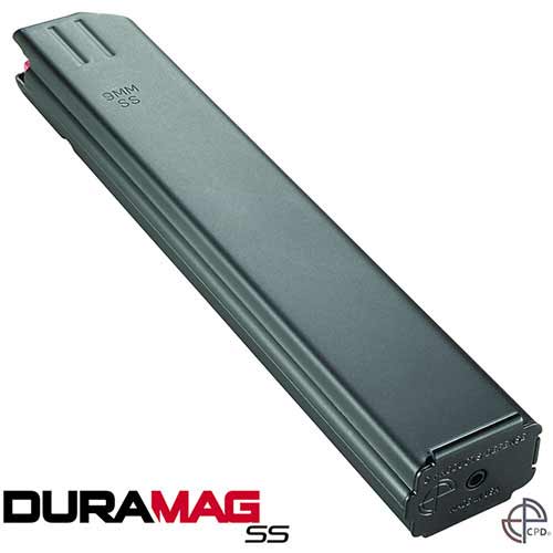 Duramag Magazine 9mm 32 Round Stainless Steel Black C Products, Duramag, c products duramag