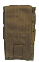Single Universal Rifle Molle Pouch Holds (2) M16, (1) Ak7, (2) Smg, (1) M14/Fal Coyote Single 