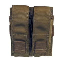Double Universal Pistol Molle Pouch  Holds (2) Single Or Double Stack Magazines Coyote Double 