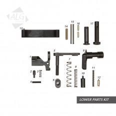 AR15/M4 Mil-Spec Lower Parts Kit (Less Trigger, Less Grip) 