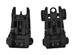 ATI TACTICAL FLIP UP FRONT AND REAR BACK UP SIGHTS SET POLYMER - ATIS ATISIGHTSETP