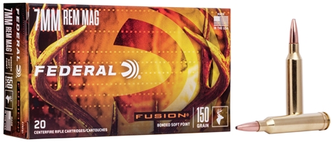 Fusion Rifle 7mm Rem Magnum 150gr Box of 20 ammo, ammo sales, best ammo prices, ammo prices, 7mm, federal 7mm, federal 7mm fusion, federal 7mm rem mag
