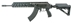 GALIL ACE Rifle GEN2- 7.62x39mm, 16" Barrel Non LE-MIL - IWI GAR37