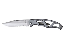 Paraframe Mini - Stainless, Serrated 