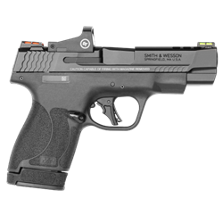 M&P SHIELD PLUS PERFORMANCE CENTER 9MM w/ PORTED BARRELL & CRIMSON TRACE smith & wesson, Smith & Wesson LE, Smith & Wessson LE/MIL, S&W LE/MIL, S&W LE, m&p shield, shield plus m&p, m&p shield plus