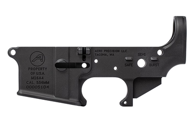 M16A4 Clone Lower- Anodized Black aero precision, m16a4 clone lower, aero precision stripped lower,