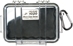 1020 Micro Case Black with Clear Lid - PN 1020-025-100