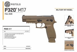 SIG P320 POW M17 9MM sig p320, p320, m17, sig m17, sig p320 m17, sig m17us military, us military issued m17 