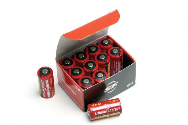 12 SF123A BATTERIES, BOXED  