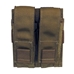 Double Universal Pistol Molle Pouch  Holds (2) Single Or Double Stack Magazines Coyote Double - TCSH T3602CY