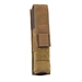Suppressor/Large Light Belt Pouch Hold (1) Suppressor Up To 2" Diameter Coyote Single - TCSH T4051CY
