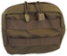 Compact Gear Lined Molle Pouch 5" X 5" X 2" Lined Interior To Protect Equipment Coyote Small - TCSH T4101CY