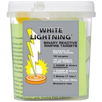 WHITE LIGHTNING RIMFIRE TARGET tannerite, tannerite expolding targets, exploding targets