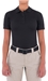 Womens Performance Short Sleeve Polo - Black - FIRST 122509-019