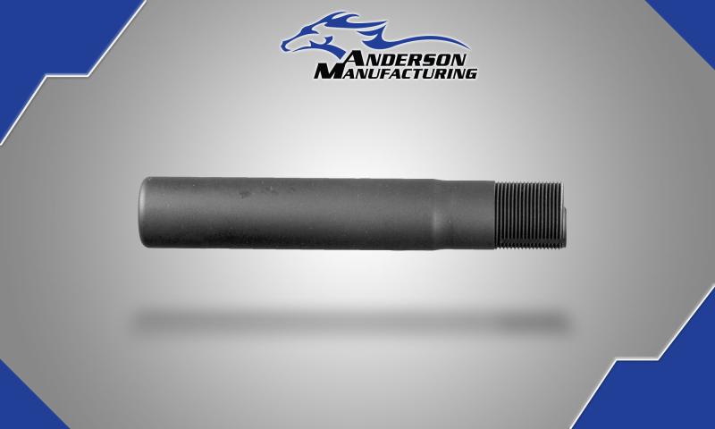 Buffer Tube, Pistol (7.2"), 7075 T6 Aluminum, Anodized Black anderson manufacturering, anderson firearms, anderson ar38