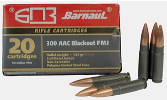300 Blackout, 145gr, FMJ, Poly steel case Box of 20 ammo, ammo sales, best ammo prices, ammo prices,