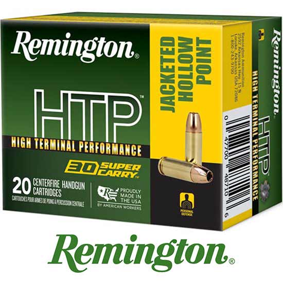 30 SUPER CARRY 100GR JHP Box of 20 ammo, ammo sales, best ammo prices, ammo prices, remington ammo, remington 30 super, 30 super carry, 30 super carry 100gr
